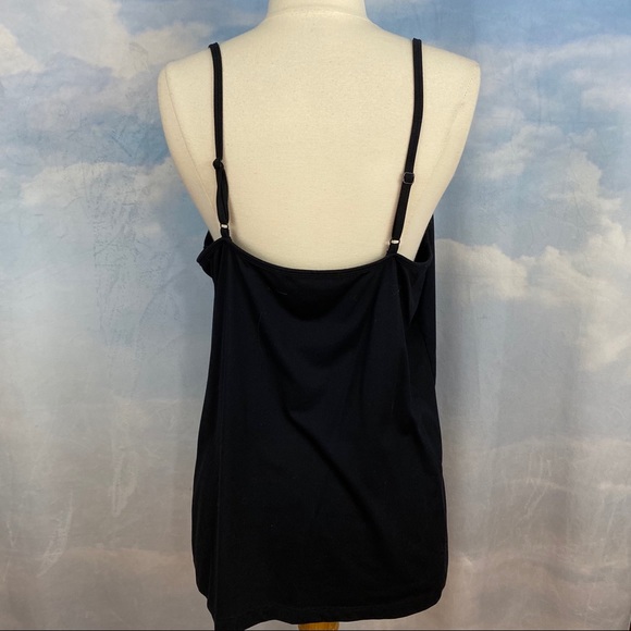 Lane Bryant Black Adjustable Tank Size 14/16 - Picture 3 of 4